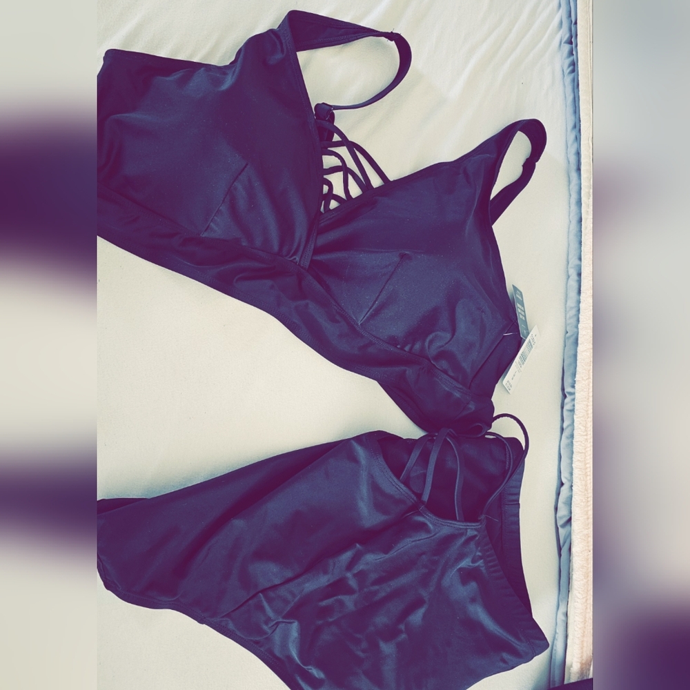 Torrid strappy two piece bathing suit size 4